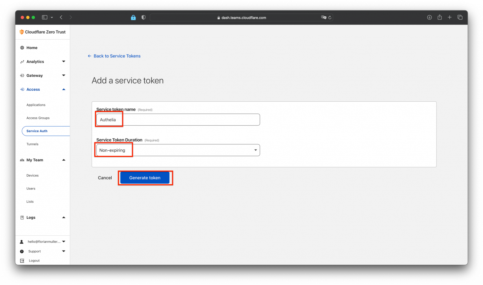 Setup Authelia v4.37.5 bare metal with OpenID and Cloudflare Tunnel on